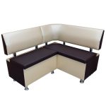 Кухонный уголок со спальным местом «Вероника-2» в ткани Latte