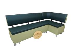 Кухонный уголок с ящиком «Вероника-2» 100×190 экокожа domus