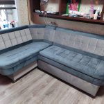 Кухонный уголок «Лаура» со спальным местом, 130х180см в велюре zizi